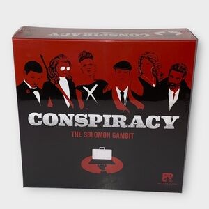 Conspiracy The Solomon Gambit Strategy Board Game NEW SEALED